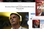 Jair Bolsonaro, enfim, é destaque na revista Time: "indiciado"