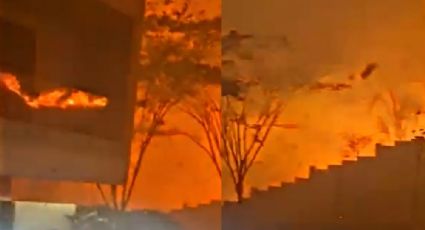 VÍDEO: Fogo toma bairro de Ribeirão Preto e moradores são evacuados às pressas