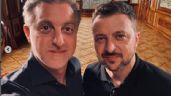 Foto ilustrativa de la nota titulada Por que Luciano Huck foi à Ucrânia entrevistar Zelensky? A resposta é inacreditável