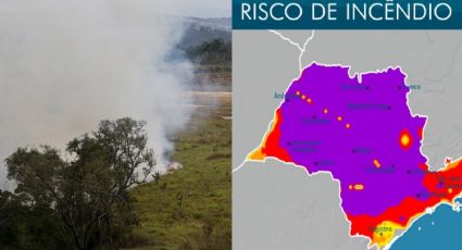 SP: Quase todo o estado terá risco máximo de incêndios nos próximos dias