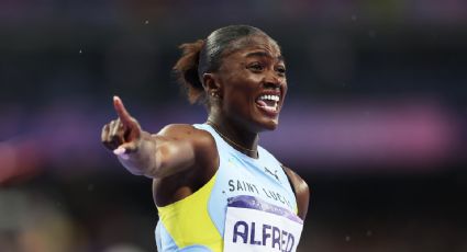 Campeã do 'sprint' leva primeira medalha para o seu país, Santa Lúcia