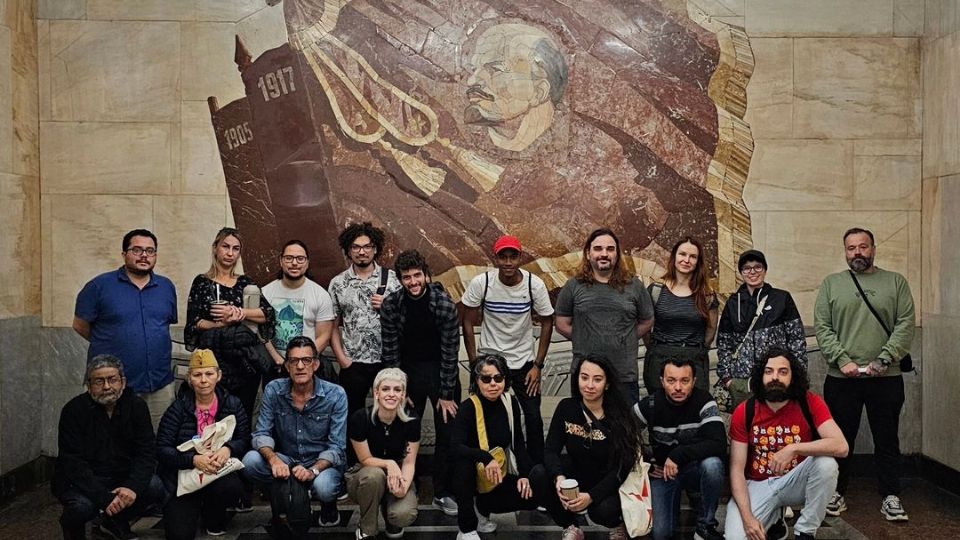 Grupo de viagem da Estrela Vermelha na Rússia