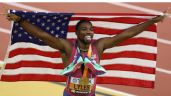 Foto ilustrativa de la nota titulada Paris 2024. Noah Lyles quer mais três medalhas e....um tênis