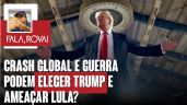 Foto ilustrativa de la nota titulada Crash global e guerra podem eleger Trump e ameaçar Lula?