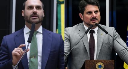 Delegados acionam Justiça contra Eduardo Bolsonaro e Marcos do Val por ataques à PF