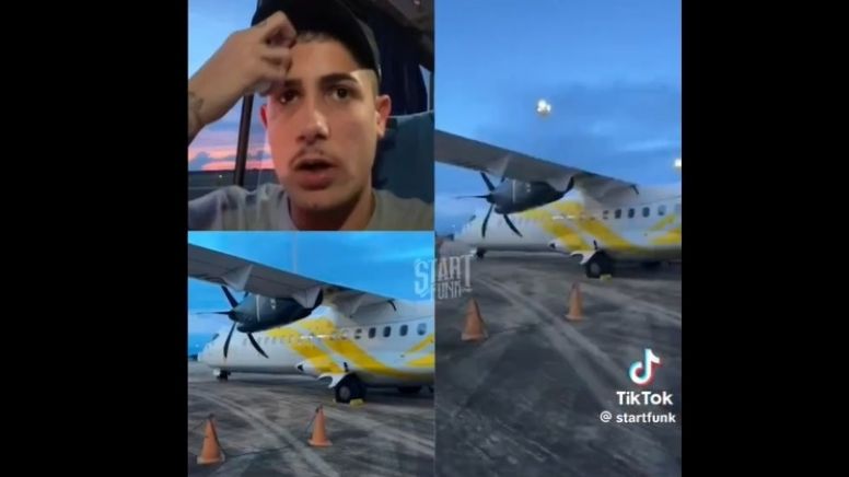 VÍDEO: MC Hariel se recusou a embarcar em avião da Voepass: "caindo aos pedaços"