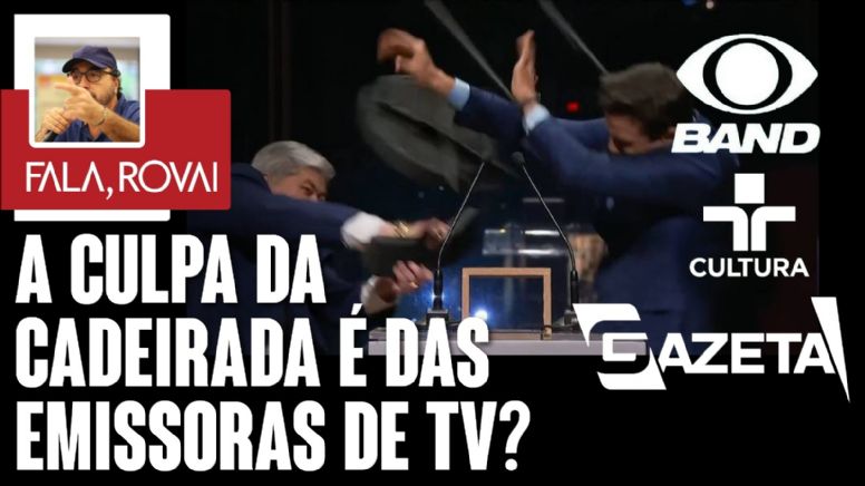 Datena dá uma cadeirada em Pablo Marçal, mas por que as TVs deixaram o debate chegar a este ponto?