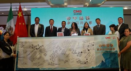 CMG celebra no México "Escritos no céu, minha história com a China"