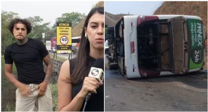 VÍDEO: MC Livinho faz dancinha próximo a ônibus tombado onde morreram 3 no Rio