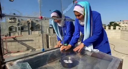 VÍDEO: Engenheira palestina cria sistema para cozinhar alimentos e produzir água potável