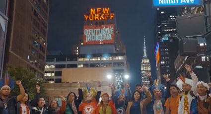 VÍDEO: Indígenas pressionam Gilmar Mendes em protesto contra Marco Temporal em NY