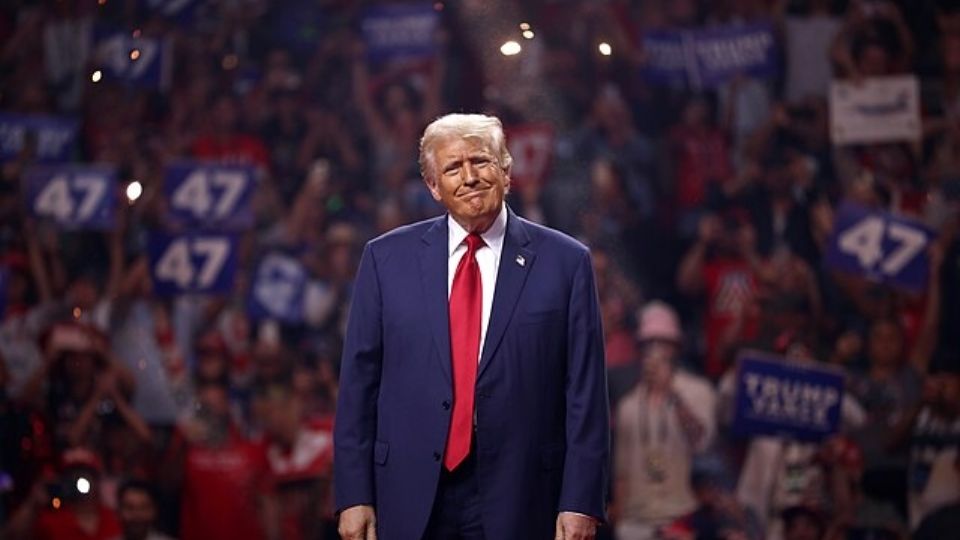 Trump em comício no Arizona