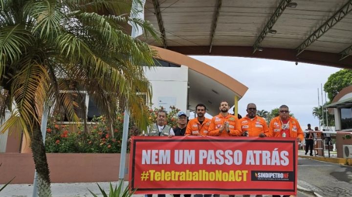 Categoria petroleira realiza atos nacionais contra mudanças no teletrabalho