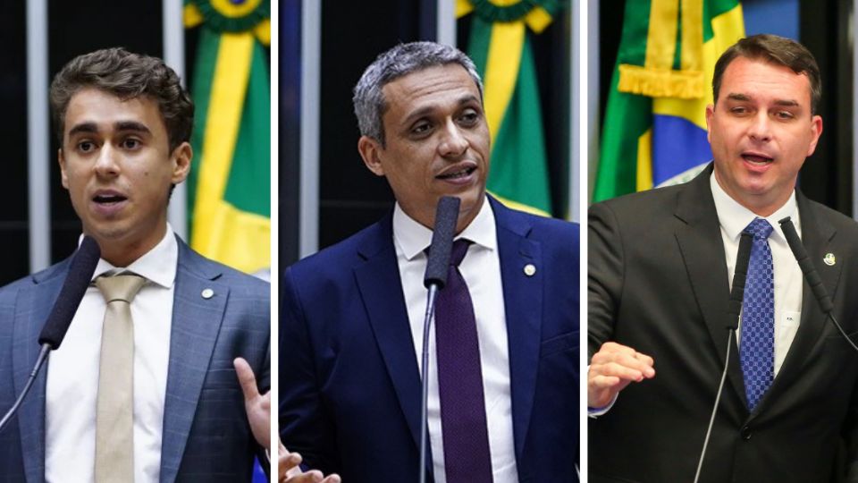 Deputados Nikolas Ferreira e Gustavo Gayer e senador Flávio Bolsonaro podem ser alvo de ação civil pública por espalharem informações falsas e abalarem confiança no sistema de pagamentos instantâneos.