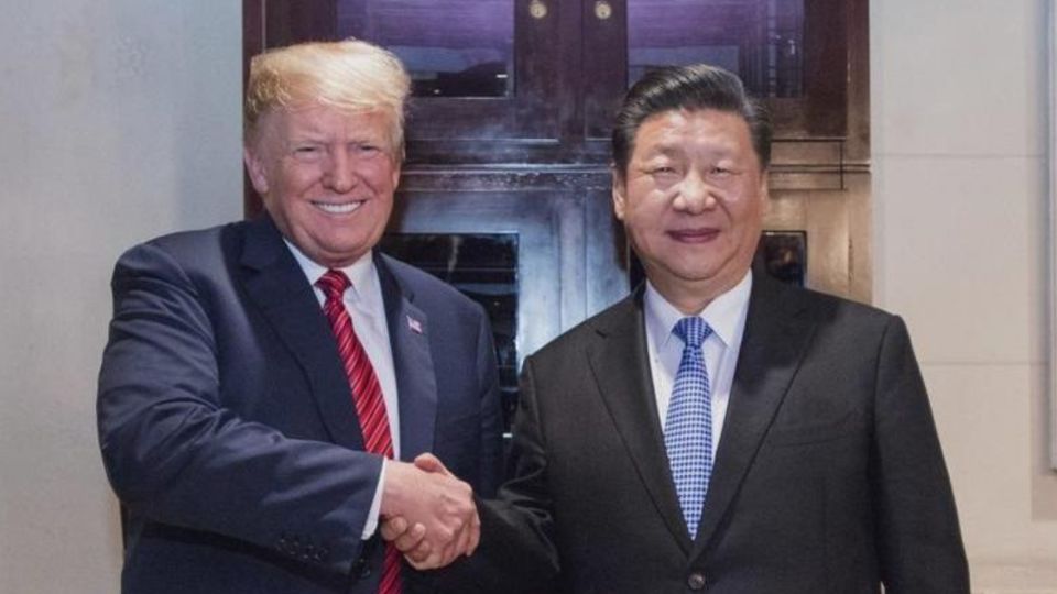 Donald Trump e Xi Jinping em Buenos Aires, Argentina, em 1º de dezembro de 2018.