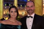 Papelão histórico: Veja onde Michelle e Eduardo Bolsonaro viram posse de Trump
