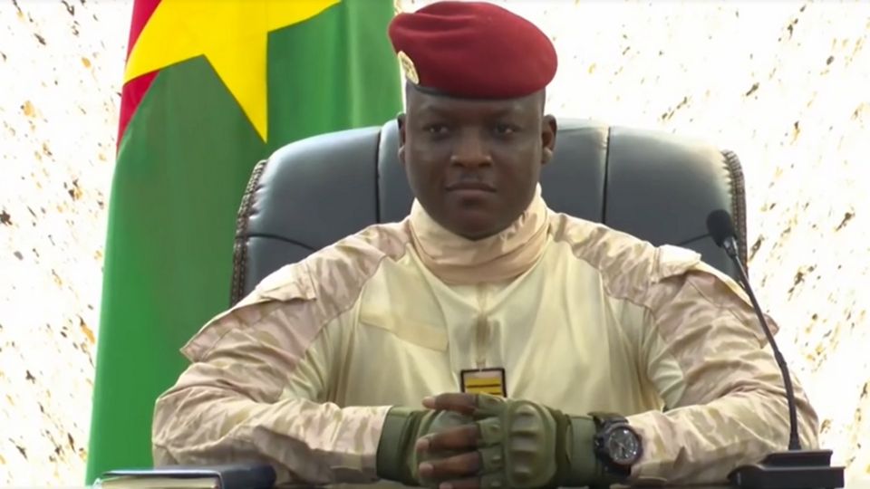 Ibrahim Traoré, presidente de Burkina Faso