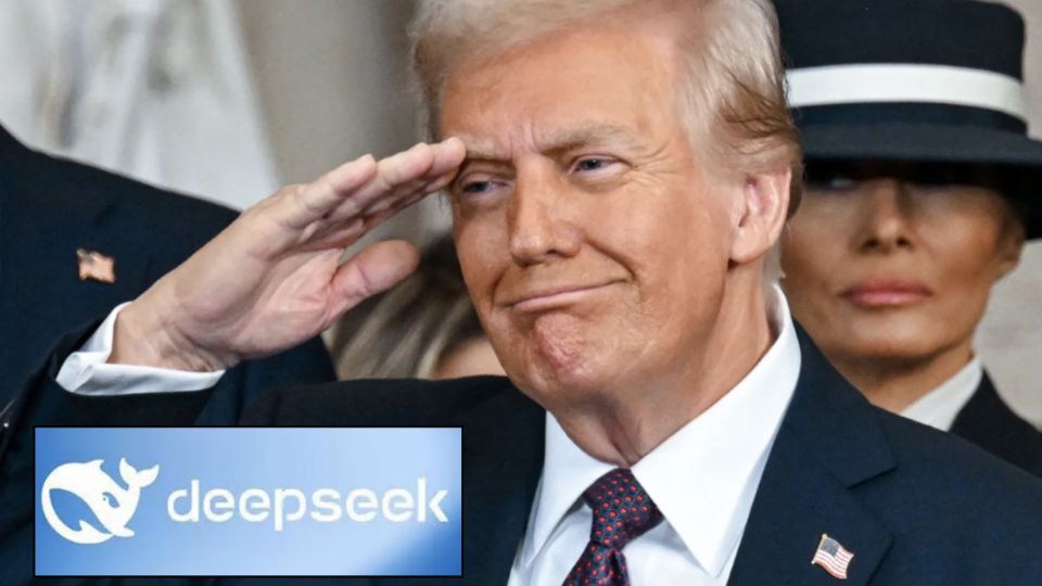 Trump tomou bola nas costas da baleia chinesa bem no dia de sua posse e antes de anunciar 500 bi de dólares de investimento em AI.