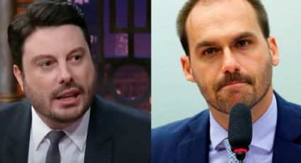 Danilo Gentili detona Eduardo Bolsonaro: "Vagabundo"