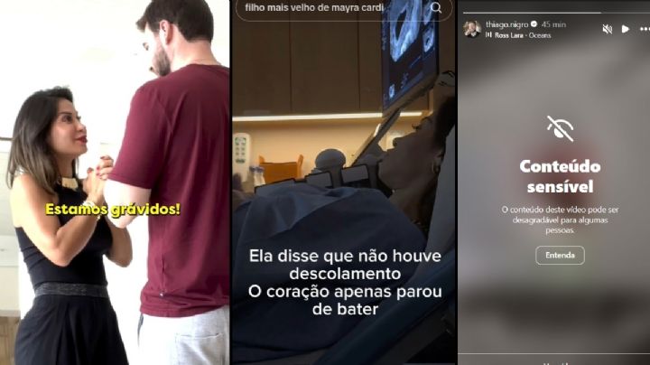 Thiago Nigro, o "primo rico", expõe feto expelido por Maíra Cardi após aborto espontâneo