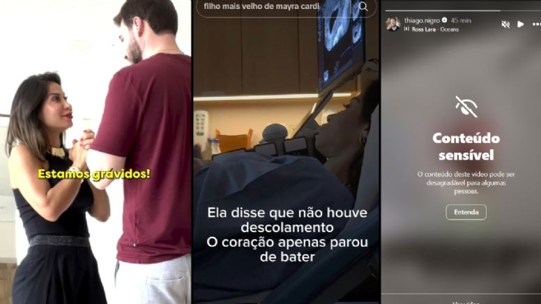 Thiago Nigro, o "primo rico", expõe feto expelido por Maíra Cardi após aborto espontâneo