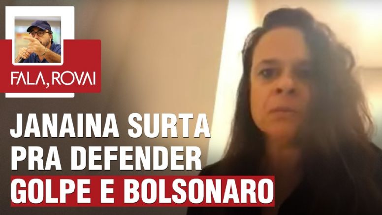 Janaina SURTA pra defender GOLPE E BOLSONARO