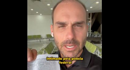 Eduardo Bolsonaro é intimado pela PF e ameaça delegado