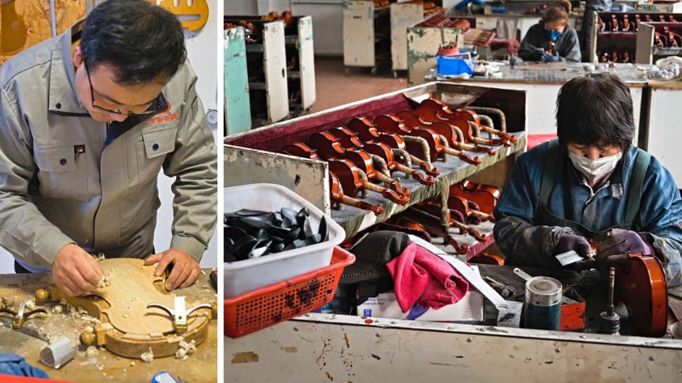China responde por mais de 90% da produção mundial do instrumento e o brasileiro radicado em Pequim Rafael Henrique Zerbetto conta como a aldeia Donggaocun é parte importante dessa indústria no país asiático