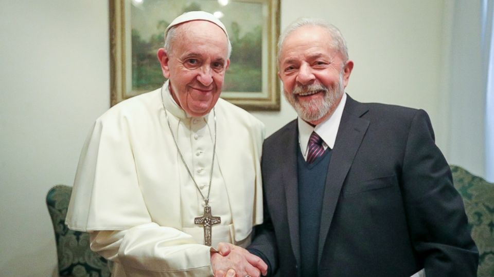 Presidente Lula e o Papa Francisco