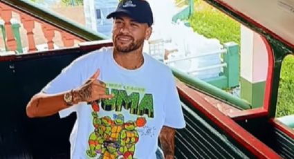 VÍDEO: Neymar visita Monte Serrat e padroeira de Santos às vésperas de jogo decisivo