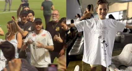 VÍDEO - Neymar: Veja reação de menino de 7 anos ao ganhar camisa do ídolo