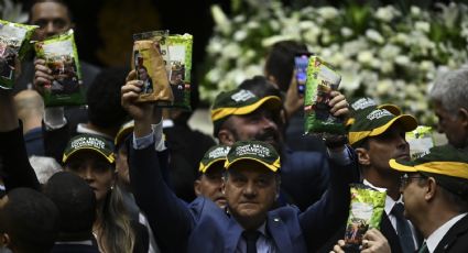 Bolsonaristas sentem o golpe do boné e fazem circo na Câmara com peças de picanha