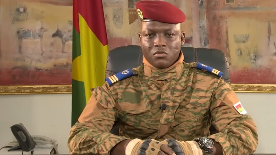 Ibrahim Traoré, presidente de Burkina Faso