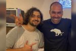 Foto ilustrativa de la nota titulada: Eduardo Bolsonaro comemora decisão de Moraes sobre Monark