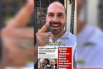 Foto ilustrativa de la nota titulada: VÍDEO: Perto de perder passaporte, Eduardo Bolsonaro ameaça Moraes