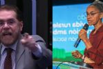 Foto ilustrativa de la nota titulada: VÍDEO - Senador que ameaçou enforcar Marina Silva volta a atacar ministra do Meio Ambiente