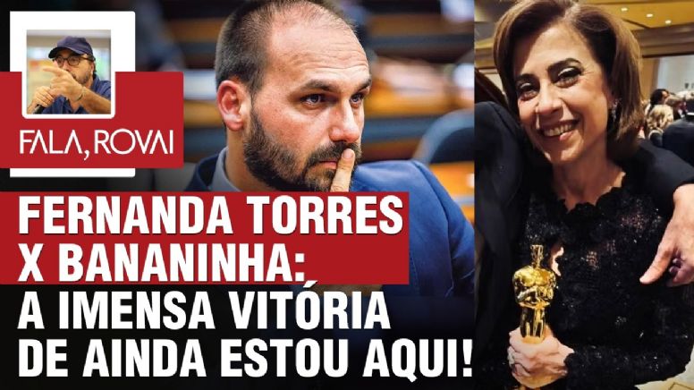 Estudo mostra que Fernanda Torres goleou Eduardo Bolsonaro com Ainda Estou Aqui! Perdeu, mané!