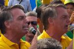 Foto ilustrativa de la nota titulada: VÍDEO: Bolsonaro comparou Janja a Michelle em último discurso antes de ser internado