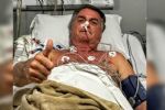 Foto ilustrativa de la nota titulada: Outra vez: Bolsonaro posta nova foto com sonda e aparelhos em hospital