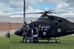 Foto ilustrativa de la nota titulada: O post de Bolsonaro após govenadora do PT ceder helicóptero para socorrê-lo