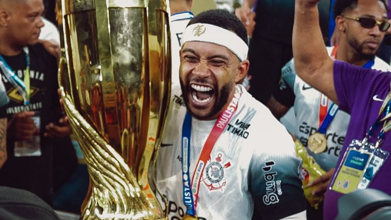 Memphis: "Na Europa tudo é muito sério; estou me divertindo no Brasil"