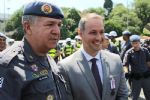 Foto ilustrativa de la nota titulada: Derrite lembra operação que matou 56 no litoral de SP para elogiar ex-comandante da PM