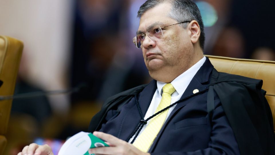 Ministro Flávio Dino, do STF, durante sessão realizada em 2024