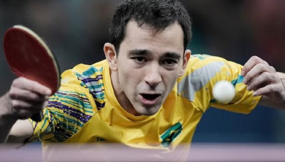 Hugo Calderano, o primeiro latino-americano na final da Copa do Mundo de Tênis de Mesa