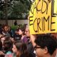 Ato contra racismo reúne estudantes e professores em Higienópolis