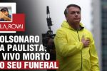 Foto ilustrativa de la nota titulada: ATO DE BOLSONARO NA PAULISTA É O SEU ENTERRO POLÍTICO E DATA FOLHA MOSTRA LULA MUITO FORTE