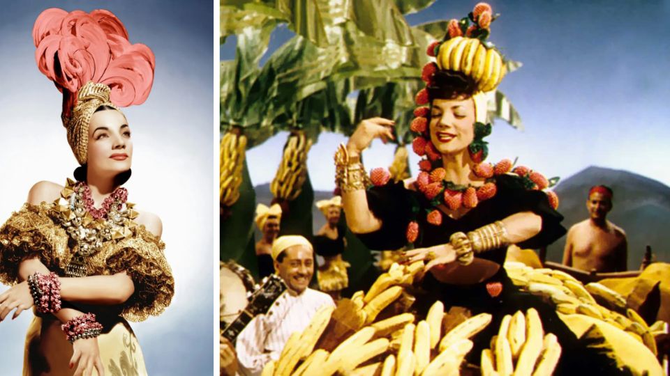 Em tempos de racionamento e austeridade, a estética exuberante da artista brasileira levou cor e diplomacia cultural ao centro do esforço de guerra dos EUA