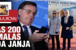 Foto ilustrativa de la nota titulada: Bolsonaro divulga fake news criminosa de que Janja levou 200 malas pra Rússia com dinheiro do INSS