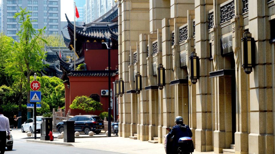 Quarteirão Luxiangyuan, no distrito de Huangpu revitalizado como parte de uma iniciativa de renovação urbana em Xangai
