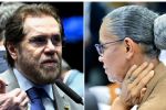 Senador que atacou Marina dobra a aposta e volta a ofendê-la: "Não tenho como respeitar"